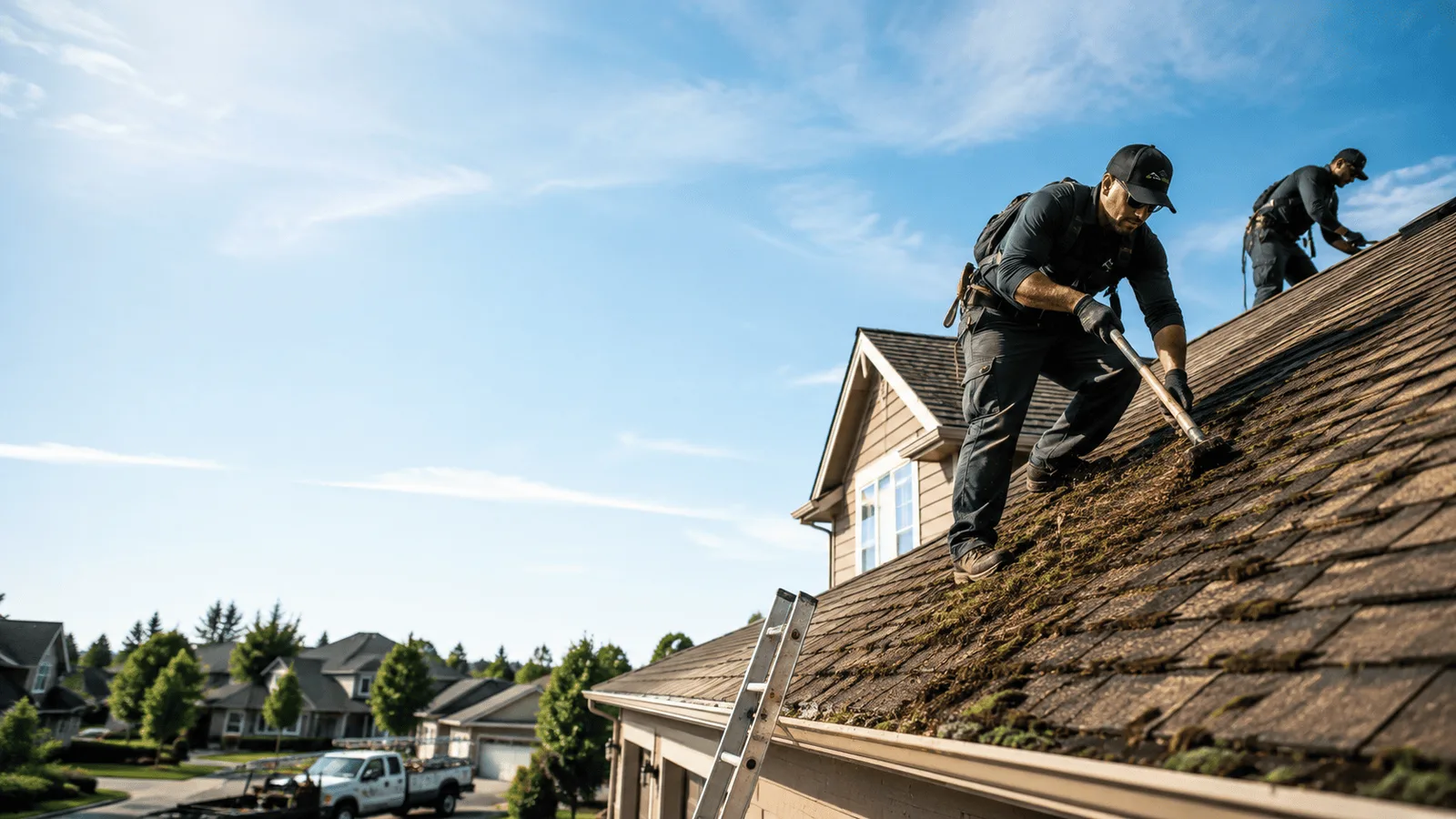 Roof Moss Removal in Pompton Plains, NJ near me